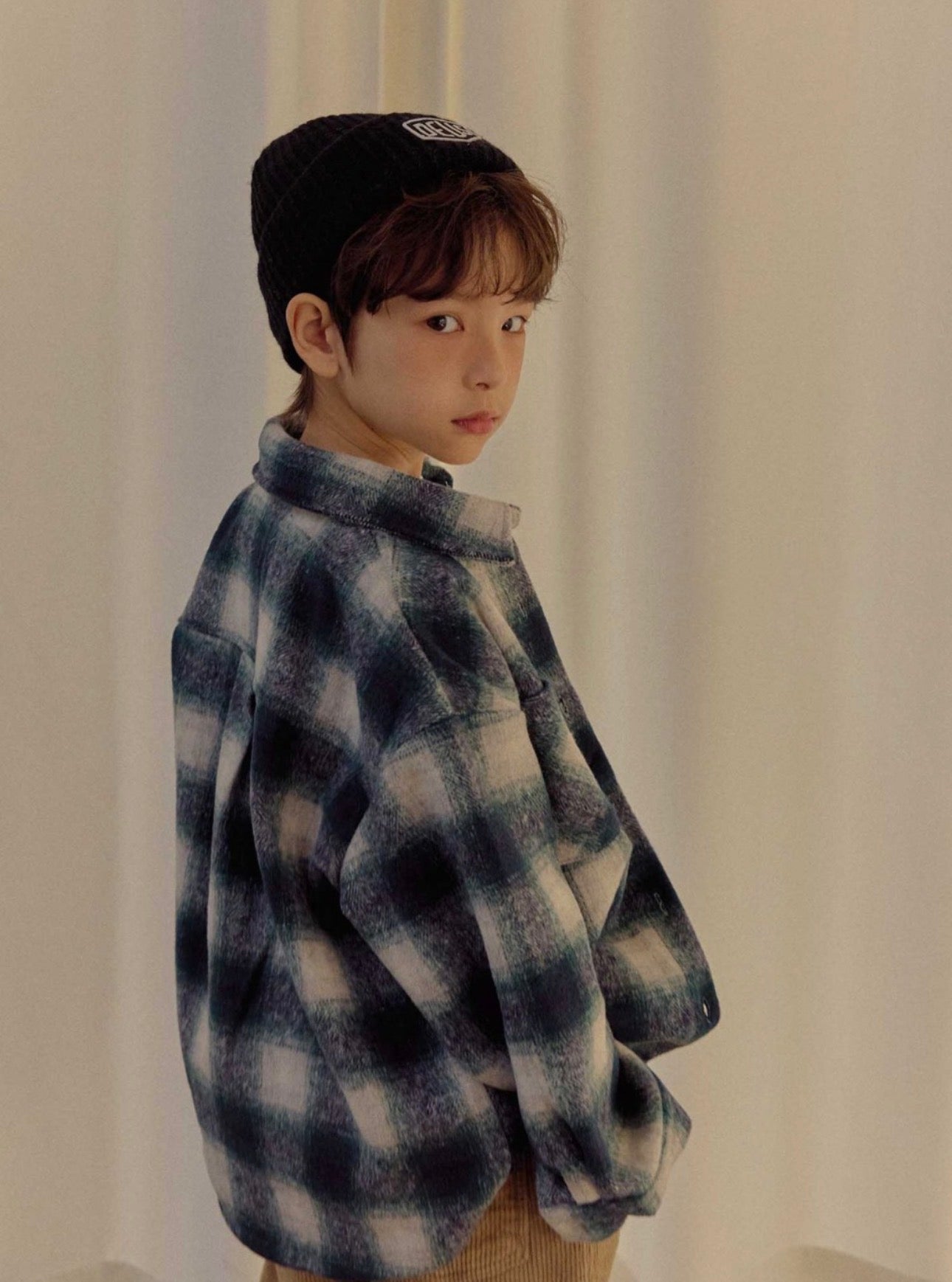 [KIDS] Thick Plaid Shirt