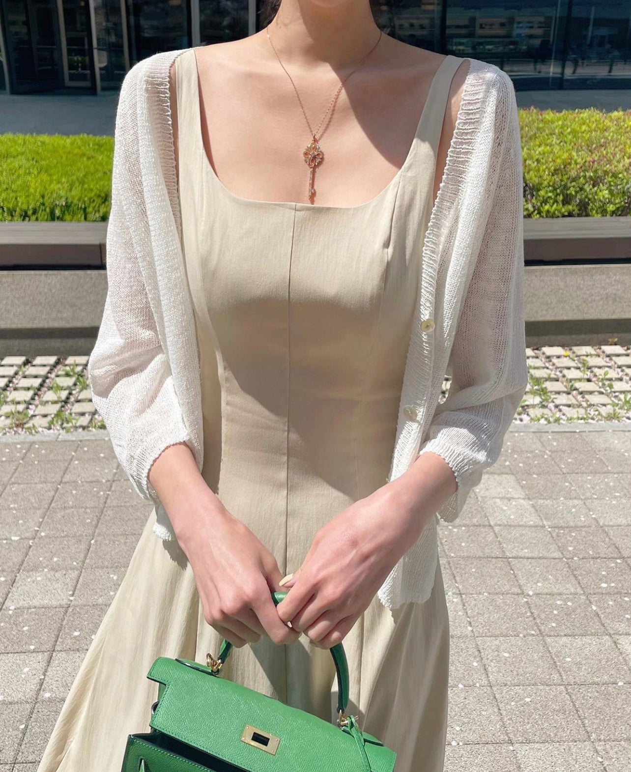 U NECK DRESS