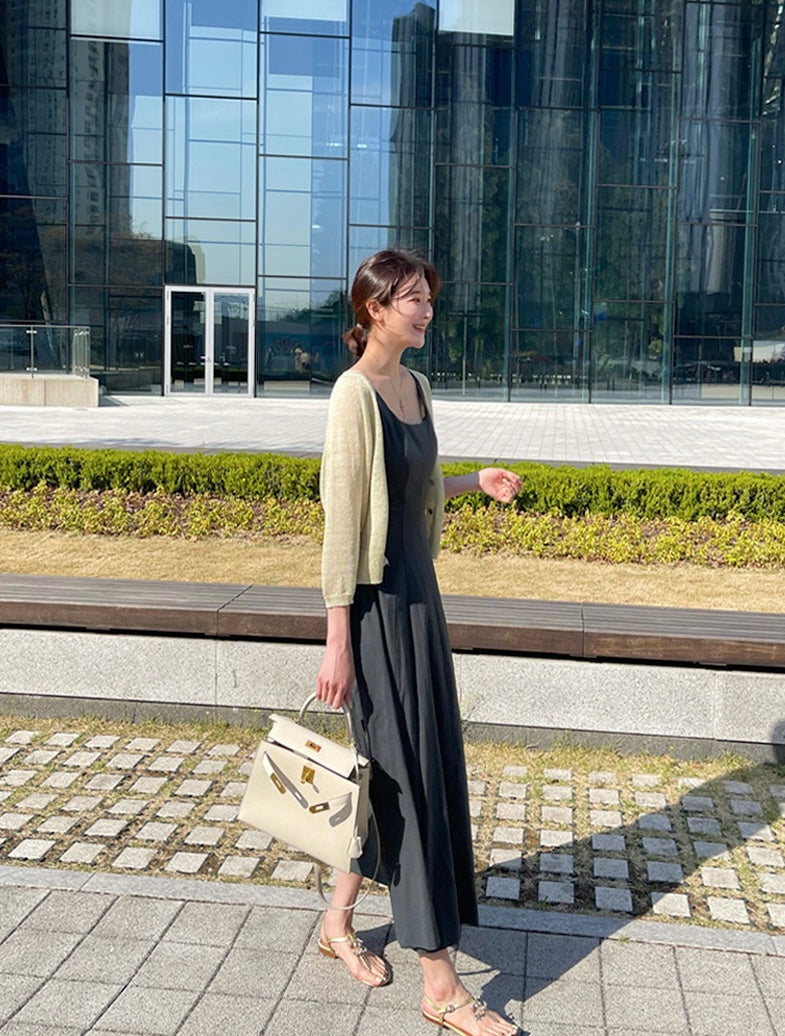 U NECK DRESS