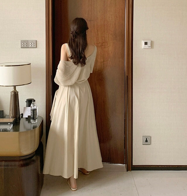 U NECK DRESS