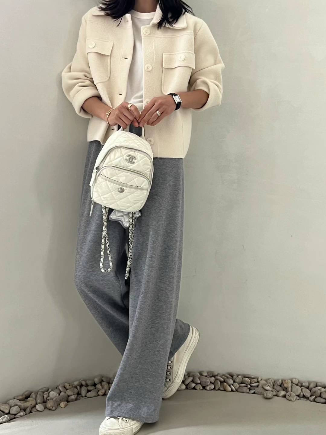 WIDE LEG SWEATPANTS