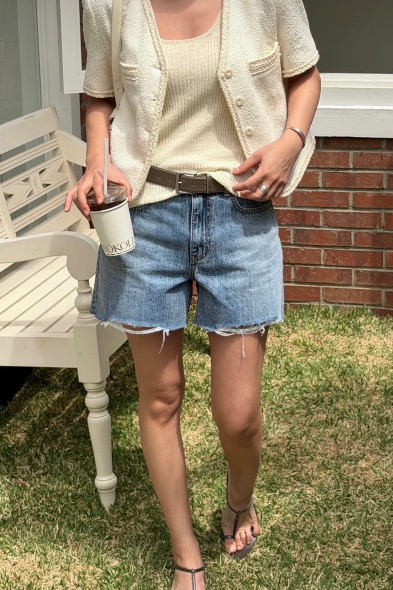 Raw Hem Denim Shorts