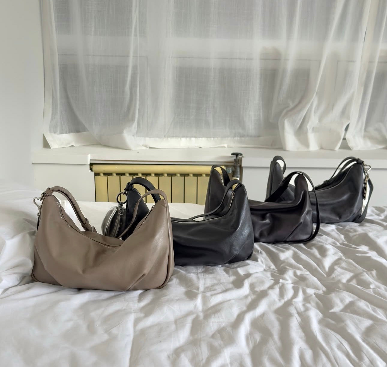 LEATHER CROSS BODY BAG