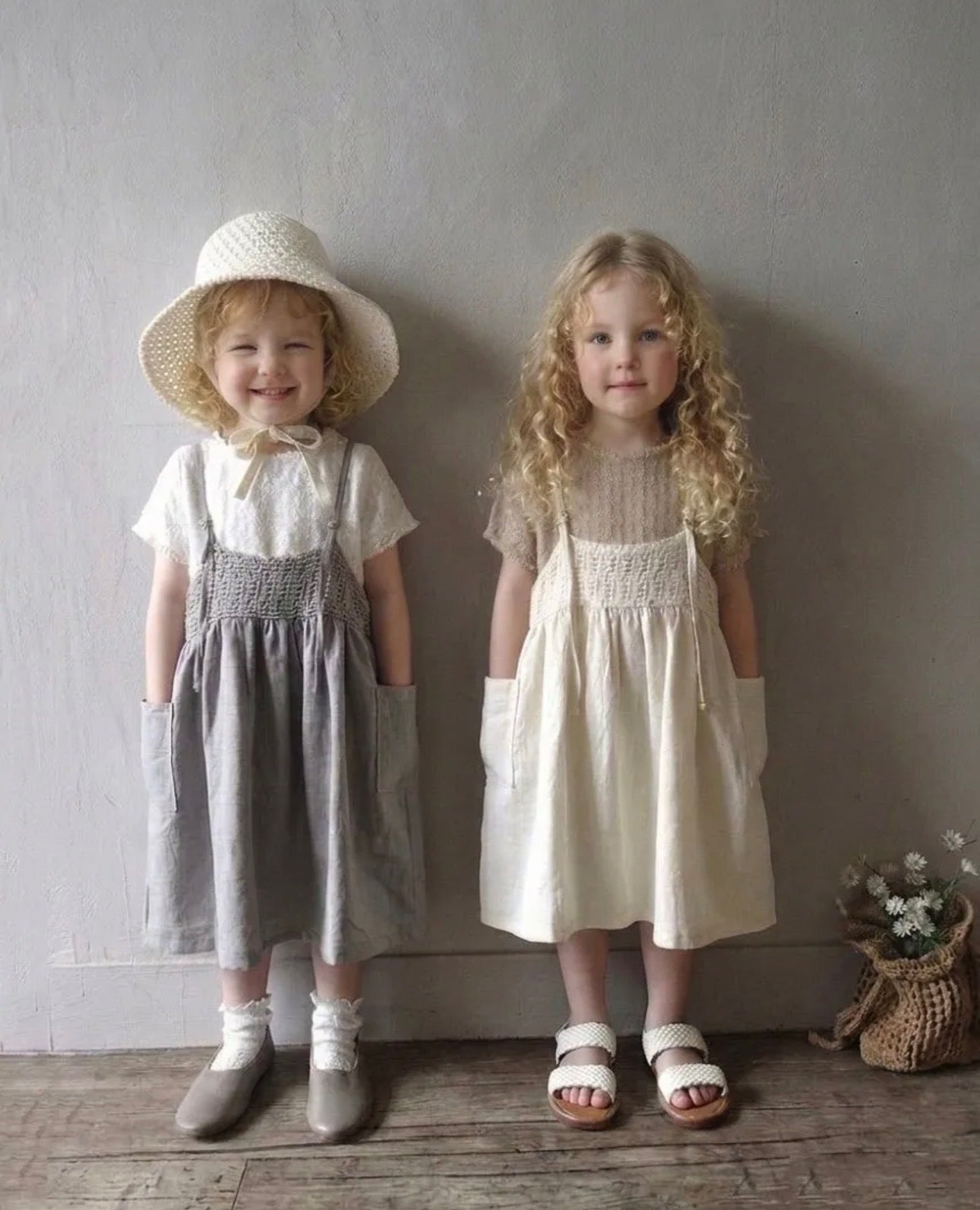 [KIDS] Crochet Pocket Sundress