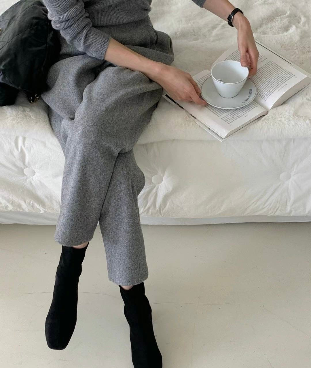 WOOL PANTS