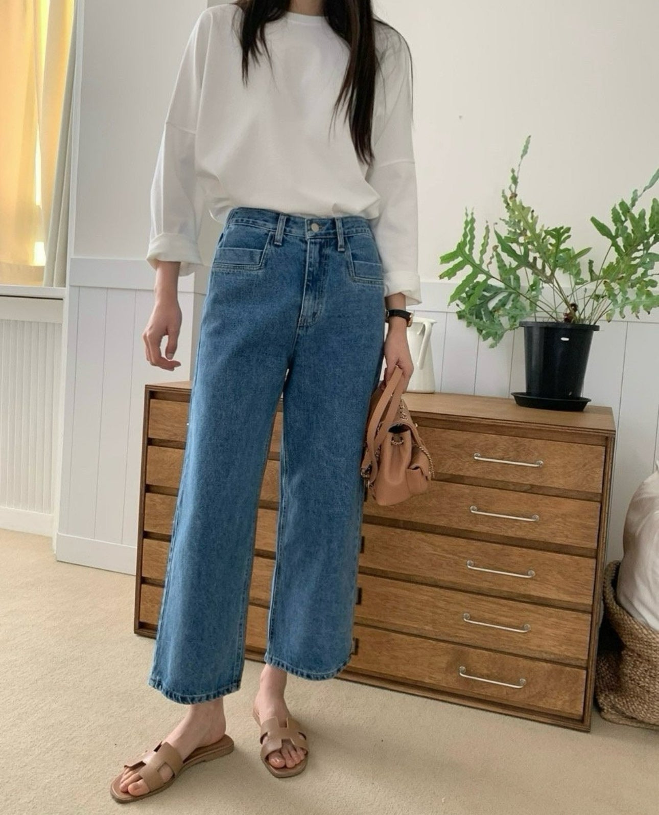 Elasticized Jeans