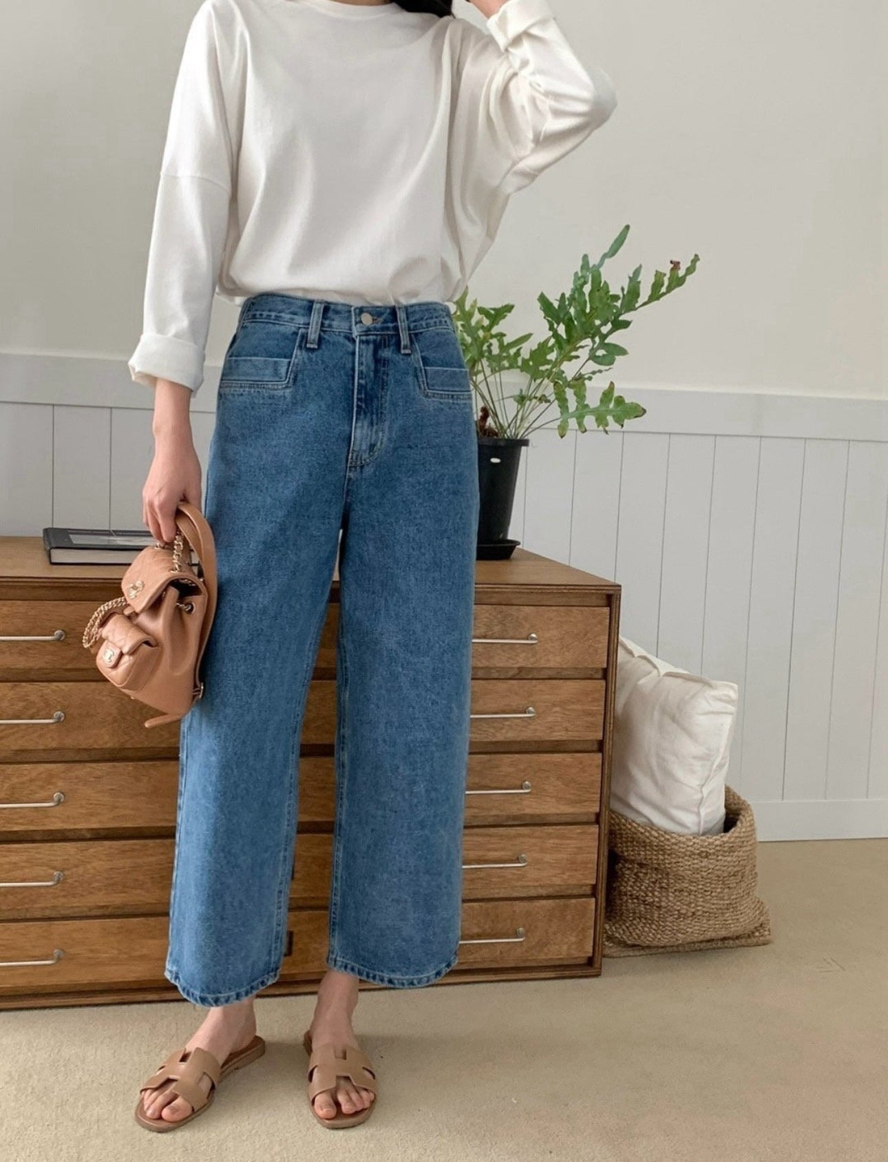 Elasticized Jeans