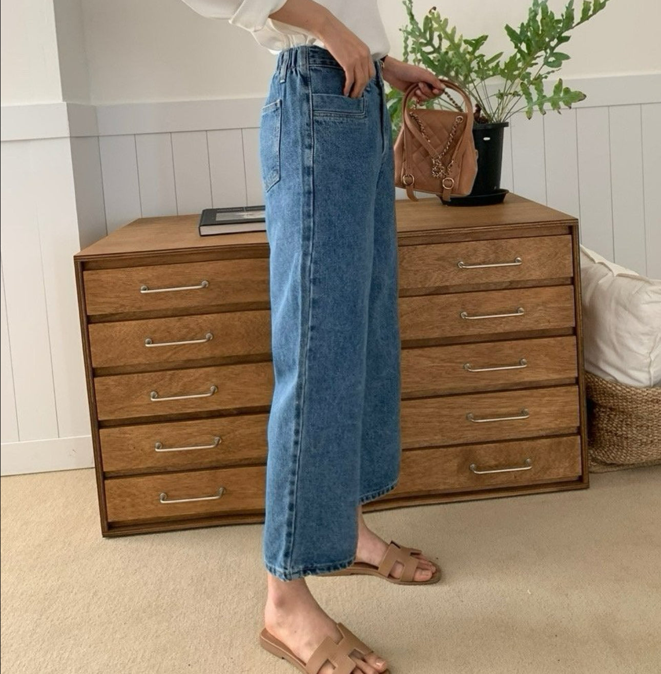 Elasticized Jeans