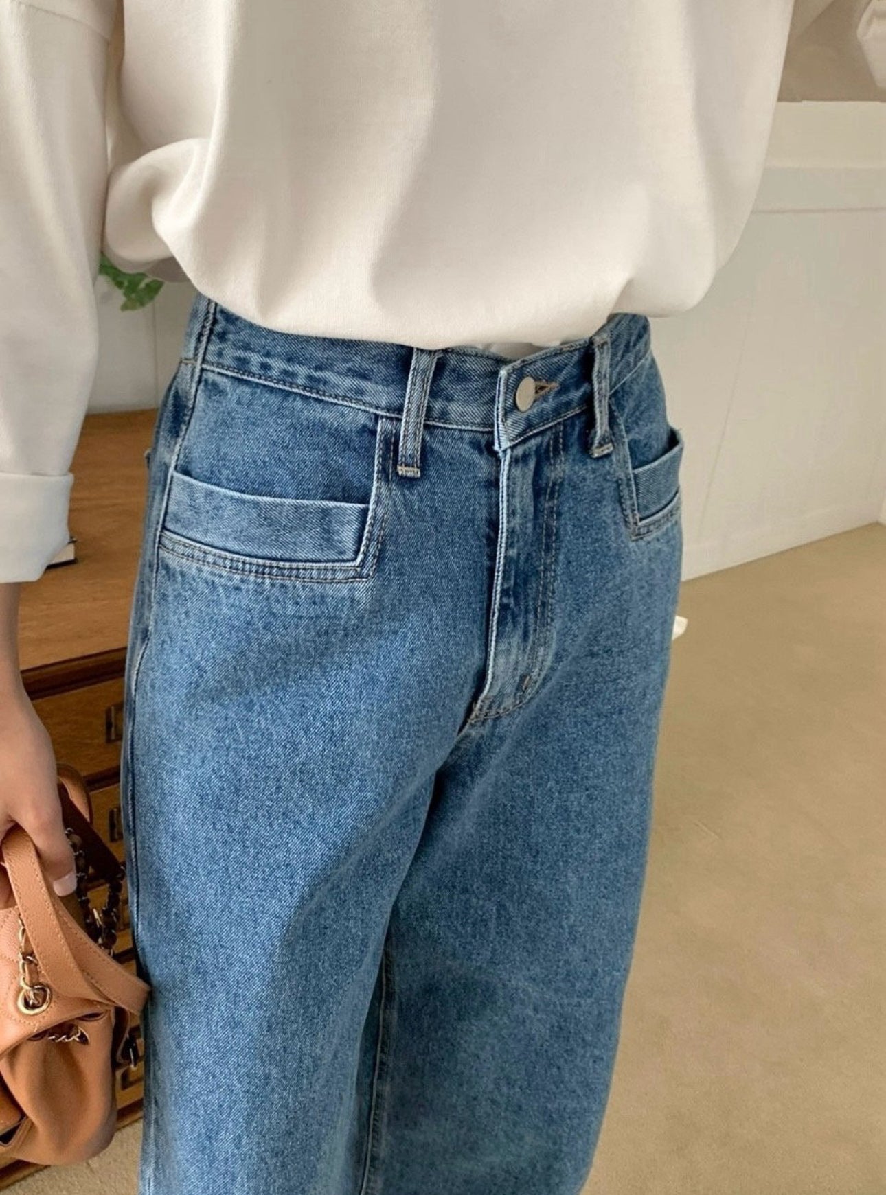 Elasticized Jeans