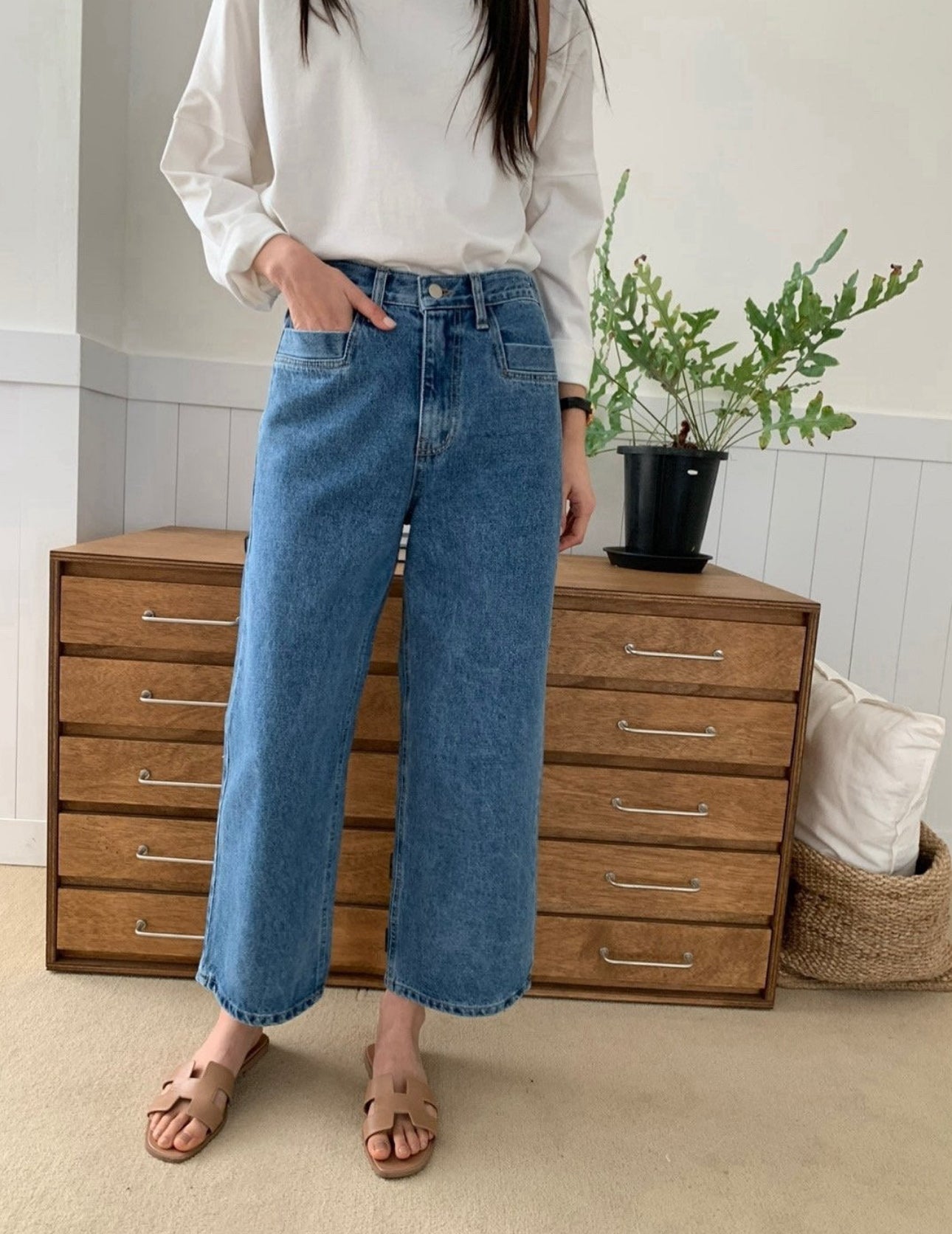 Elasticized Jeans