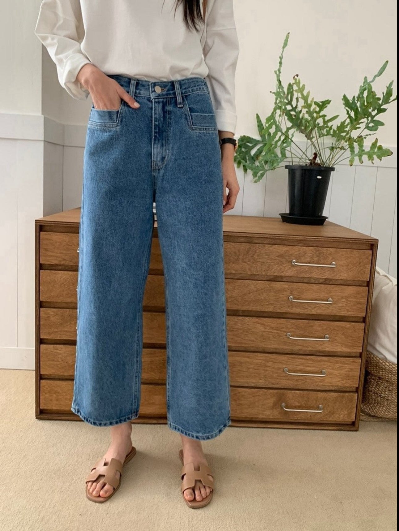Elasticized Jeans
