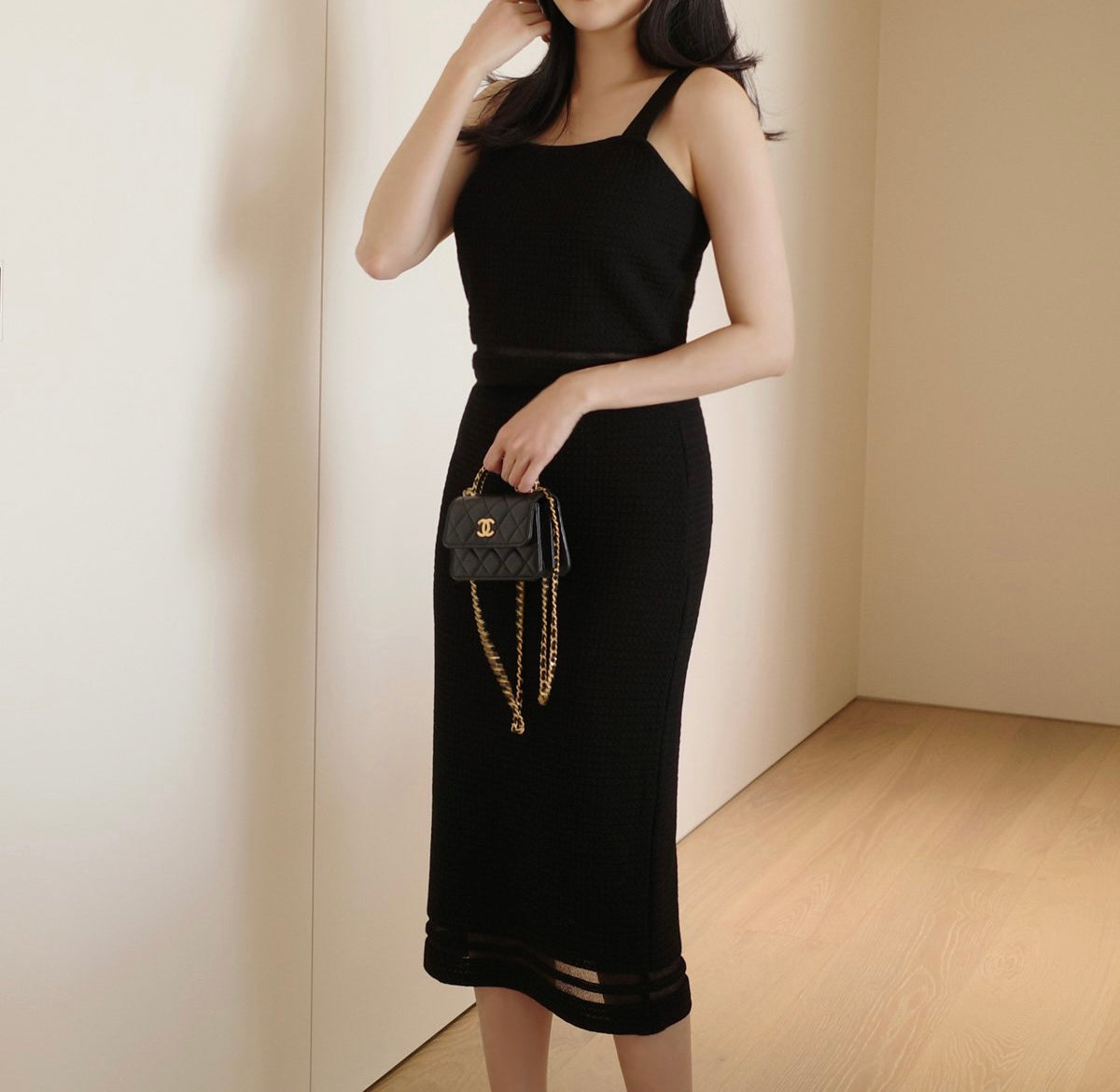 CROP TOP KNIT SET