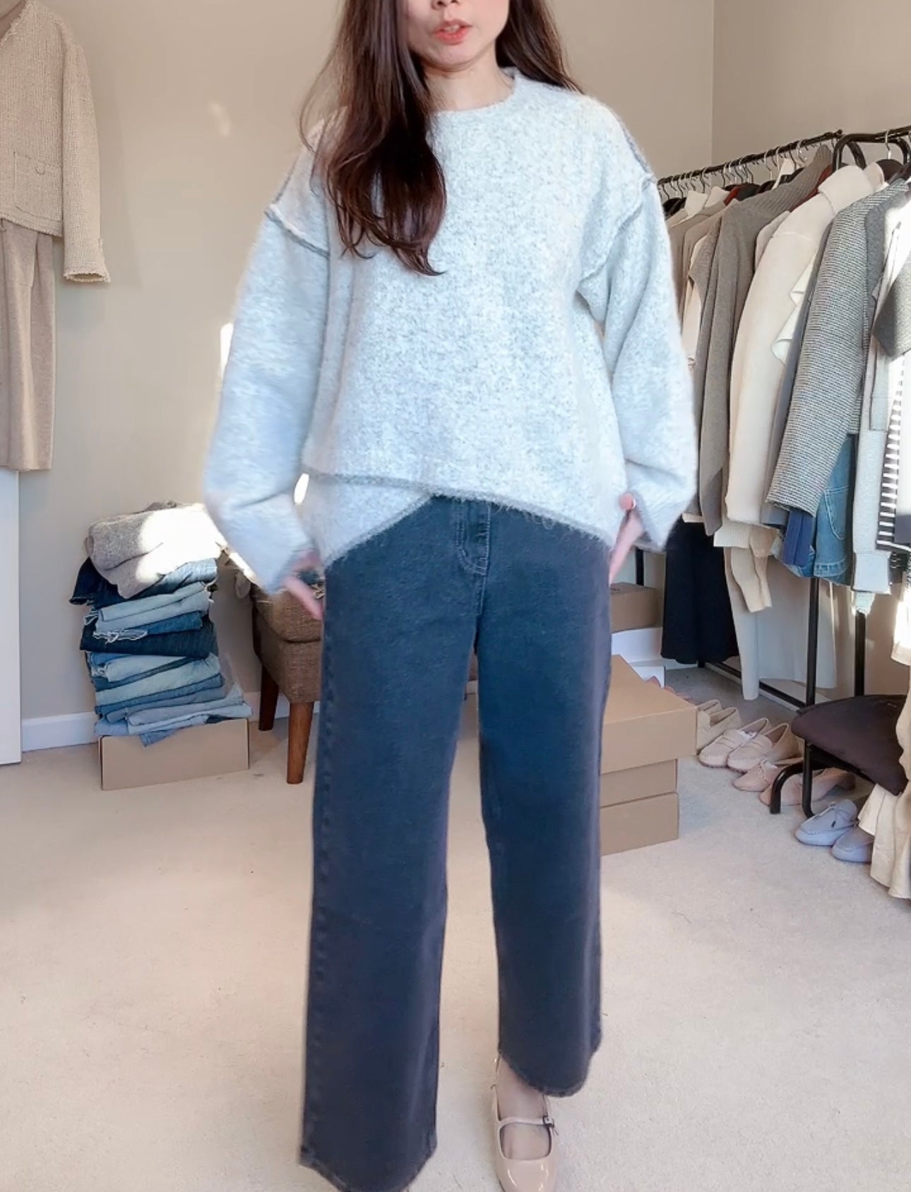 SPLICING SWEATER