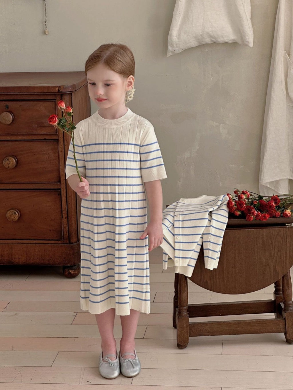 [Kids] Knit Dress Set