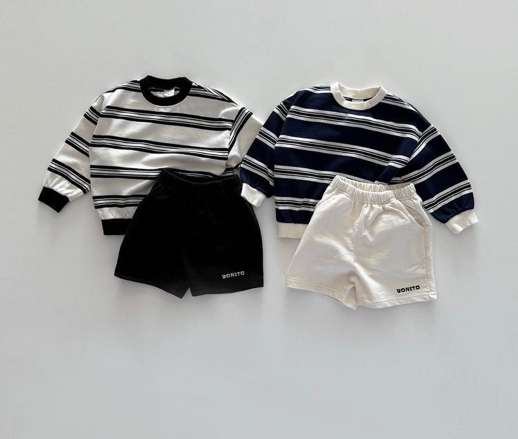 [Kids] Stripe Long Sleeve Set
