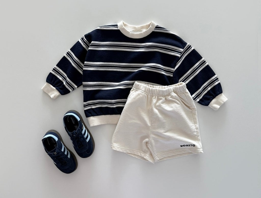 [Kids] Stripe Long Sleeve Set