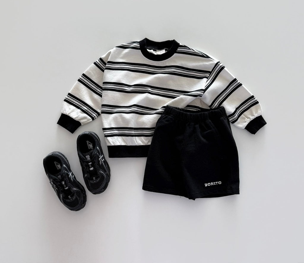 [Kids] Stripe Long Sleeve Set