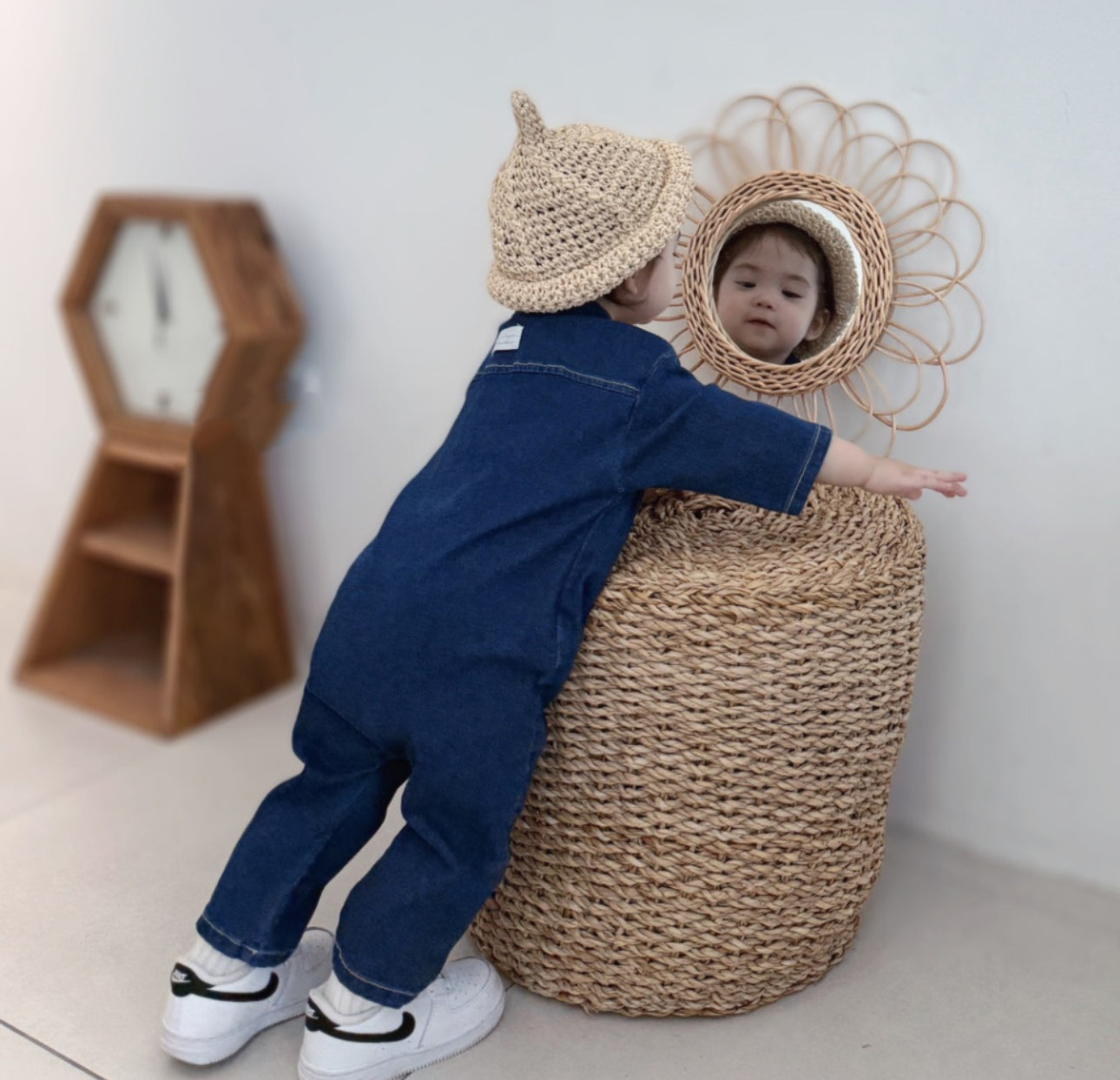 [Baby] Denim Babysuit