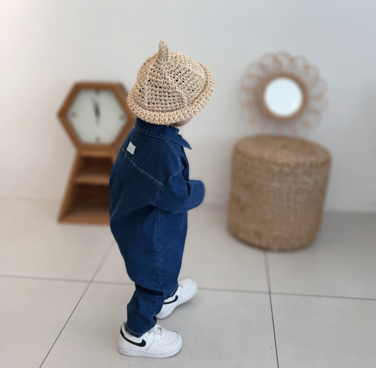 [Baby] Denim Babysuit