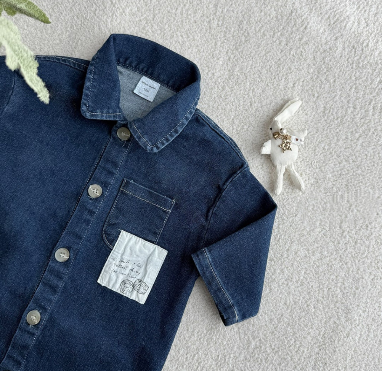 [Baby] Denim Babysuit