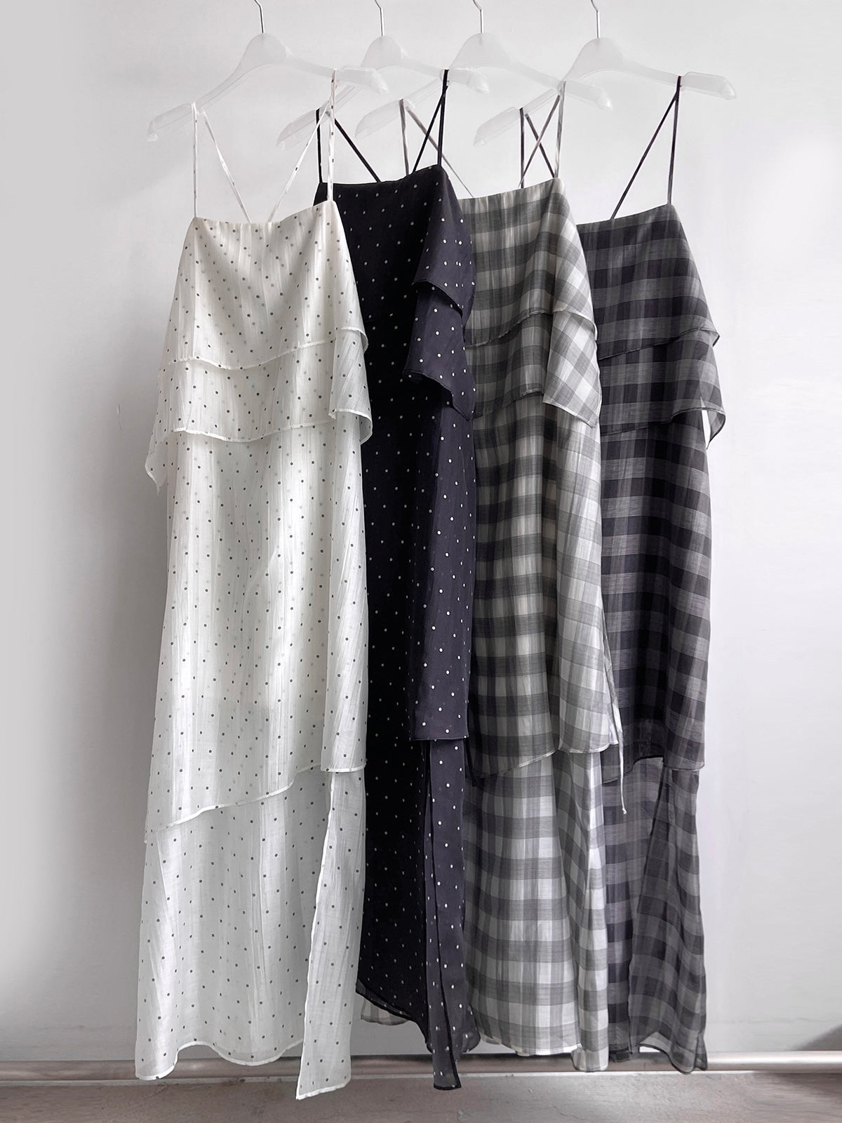 CHECK LONG DRESS