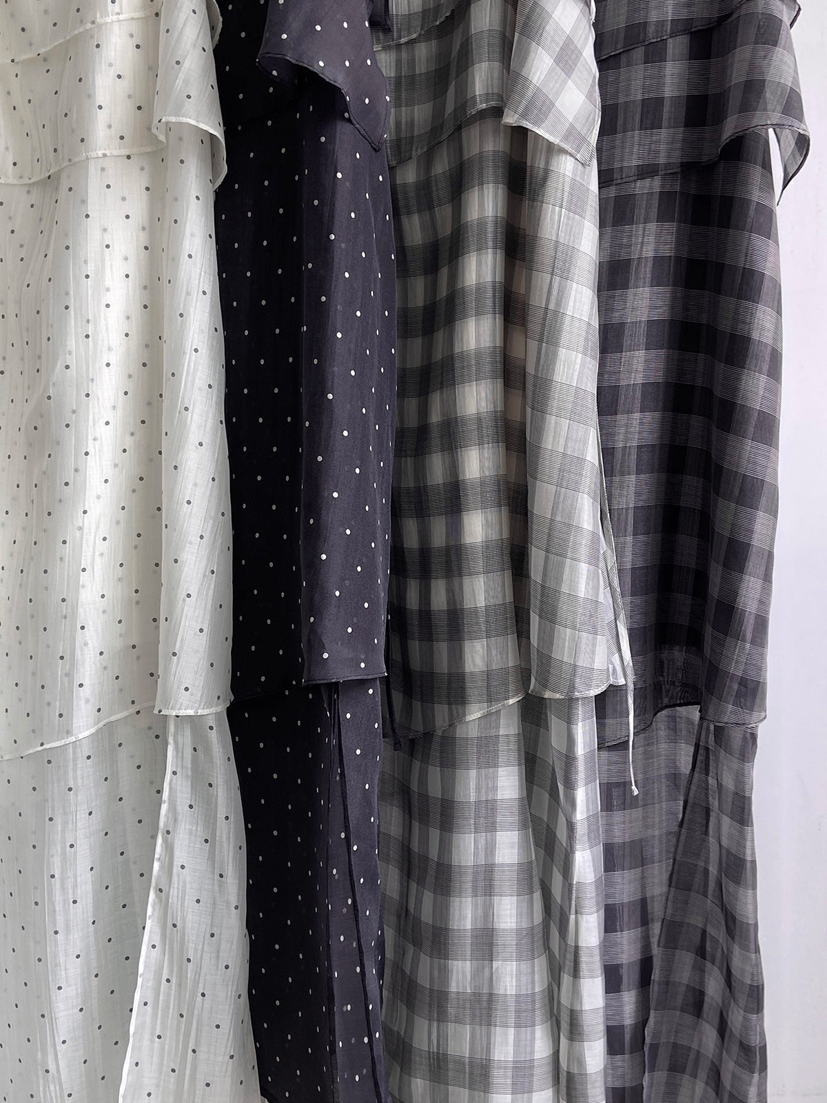 CHECK LONG DRESS