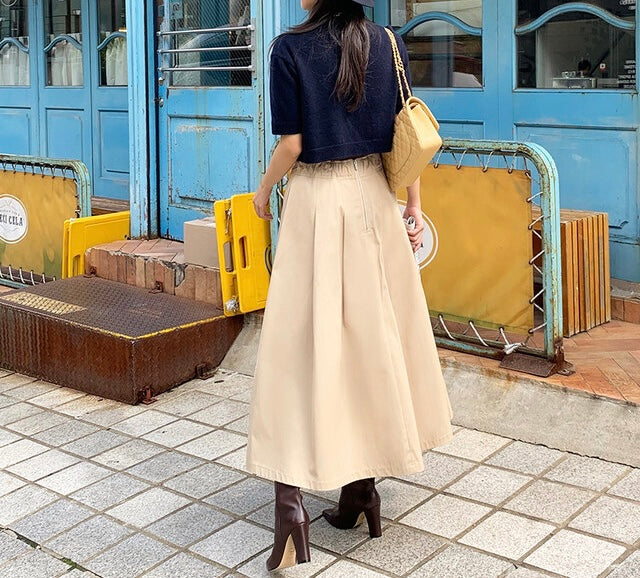 WOOL SHORT SLEEVE CROP TOP