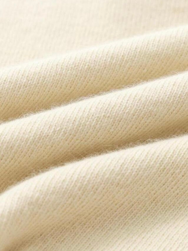 WOOL SHORT SLEEVE CROP TOP