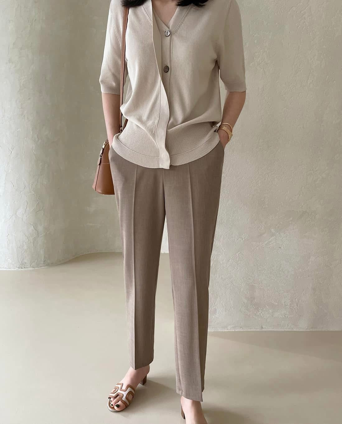 Linen Elasticband Pants