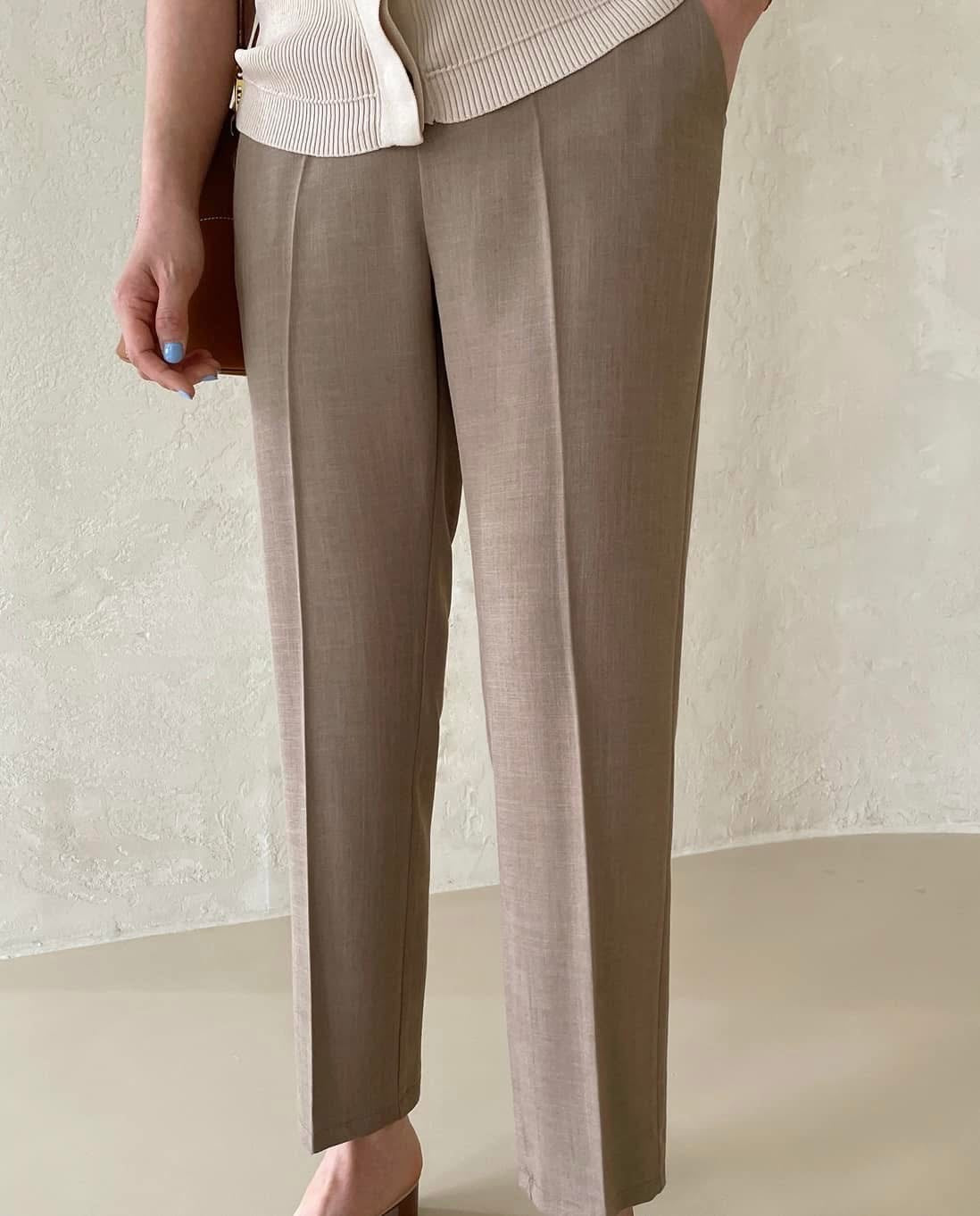 Linen Elasticband Pants
