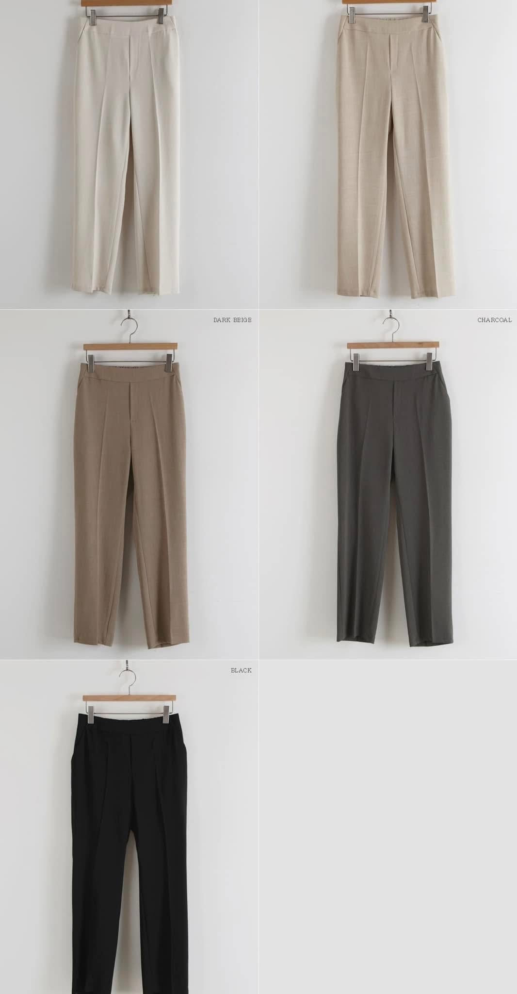 Linen Elasticband Pants