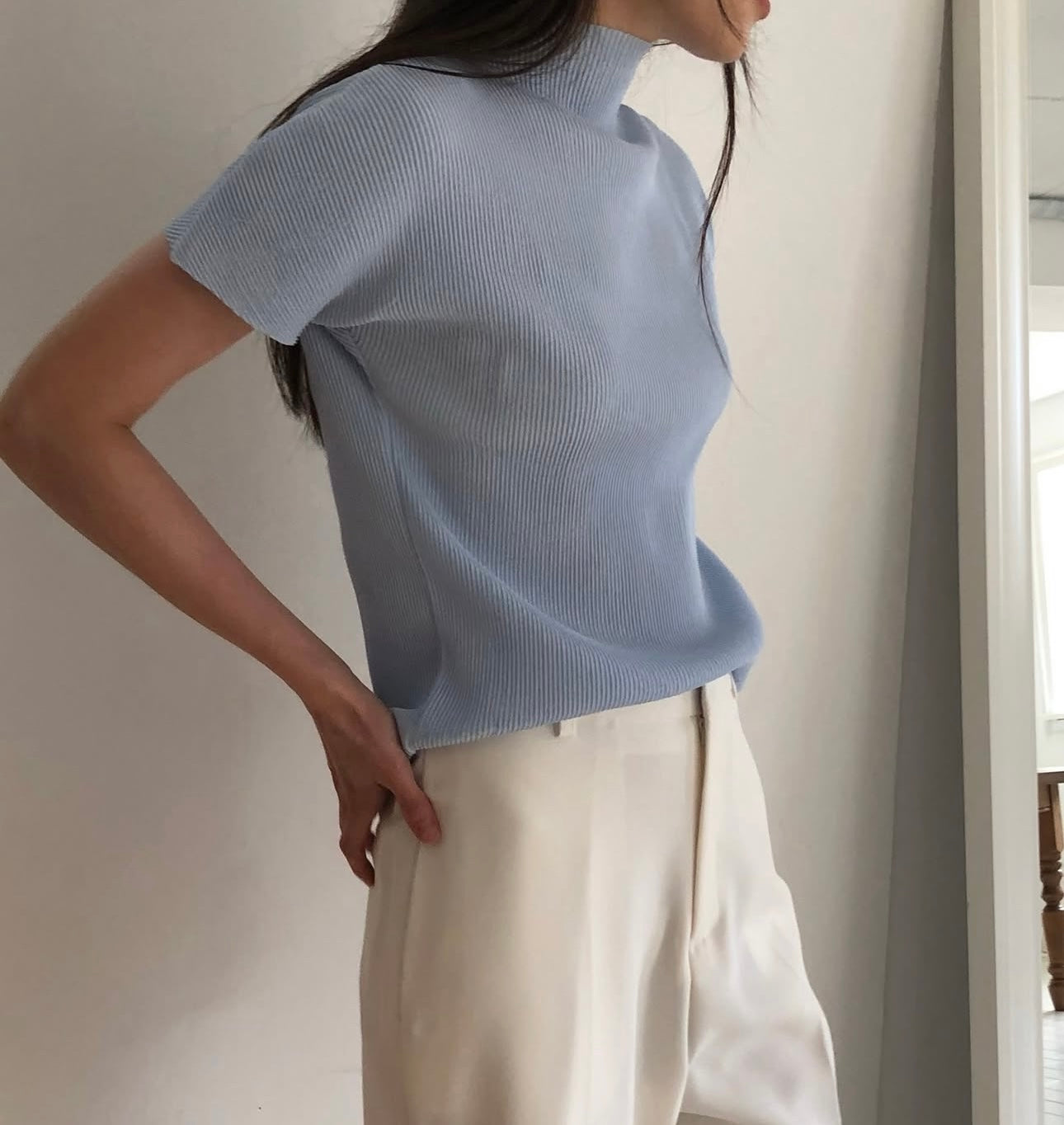 PLEATED TOP