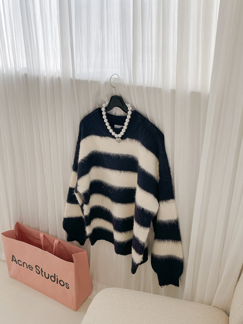 WOOL KNITWEAR (NAVY)