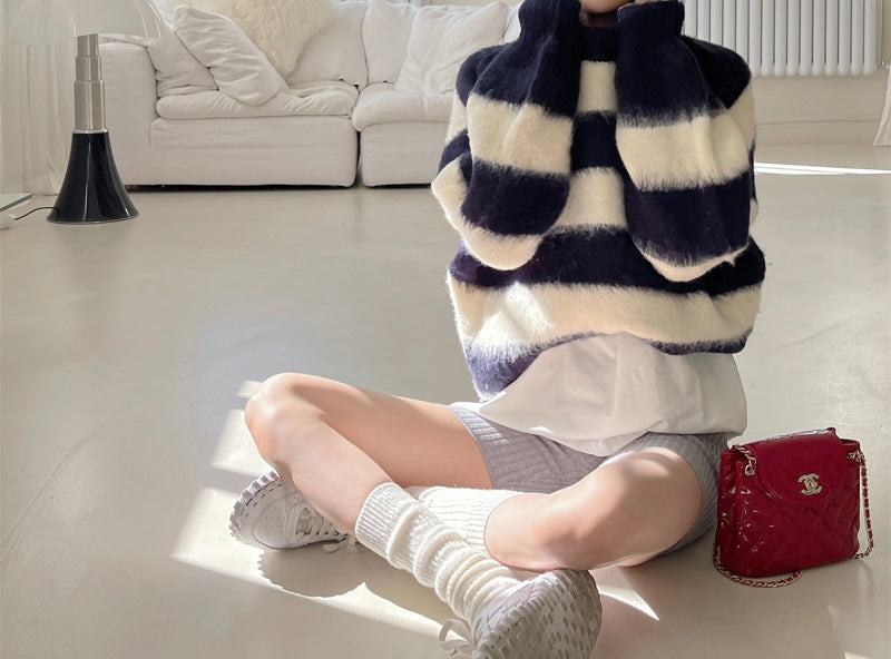 WOOL KNITWEAR (NAVY)