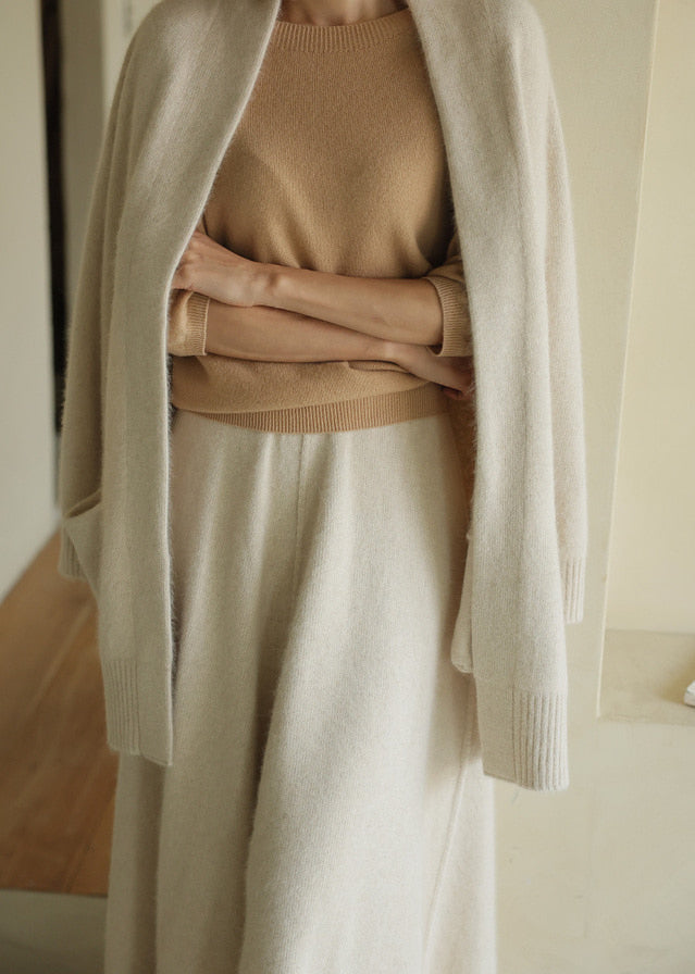 WOOL LONG CARDIGAN