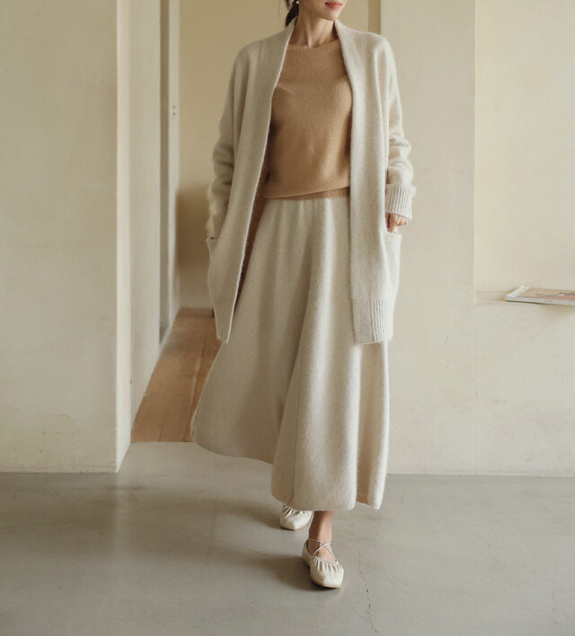 WOOL LONG CARDIGAN