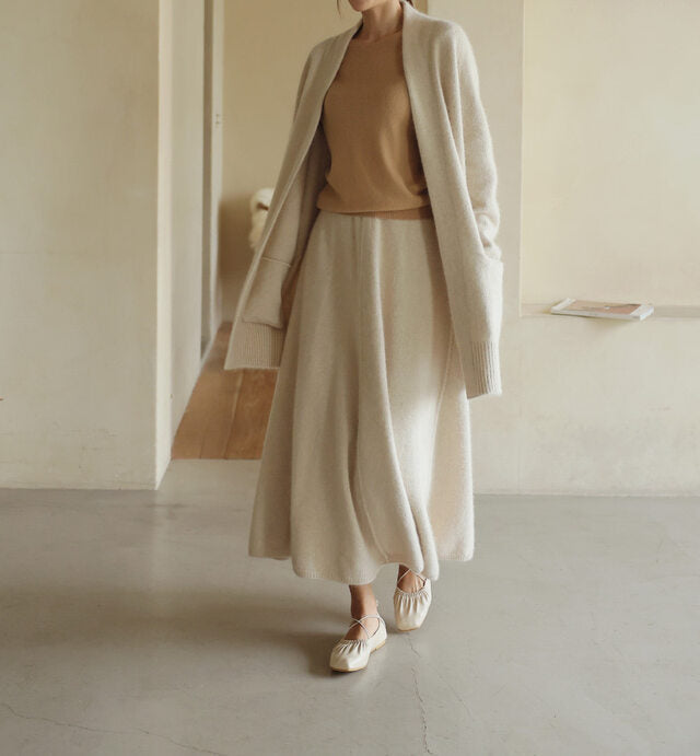WOOL LONG CARDIGAN