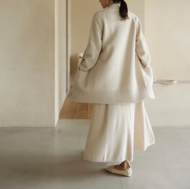 WOOL LONG CARDIGAN