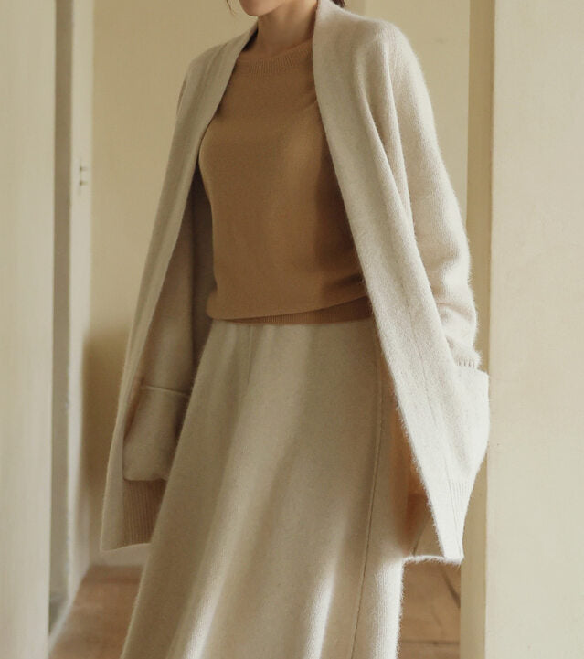 WOOL LONG CARDIGAN