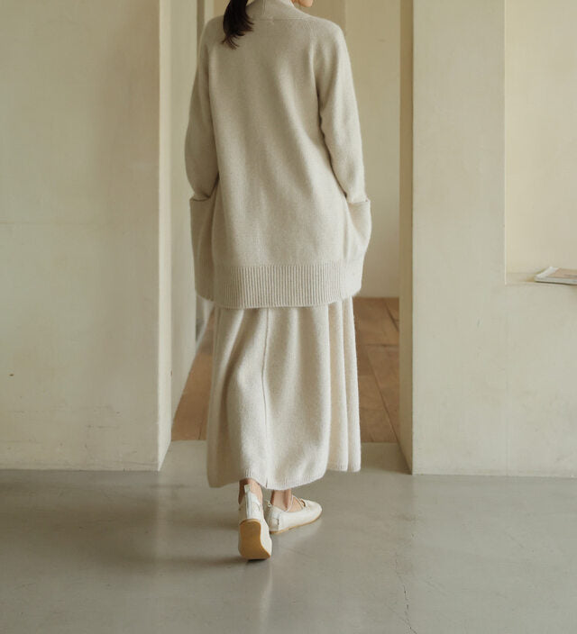 WOOL LONG CARDIGAN