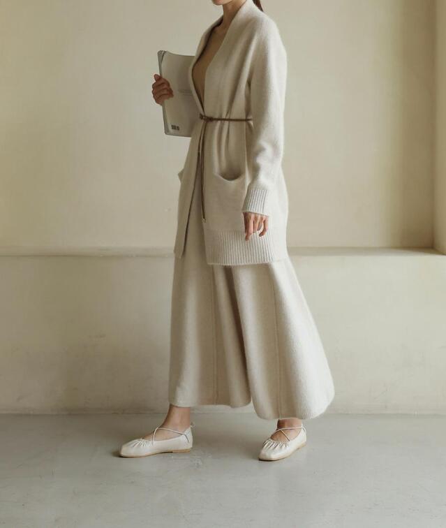 WOOL LONG CARDIGAN