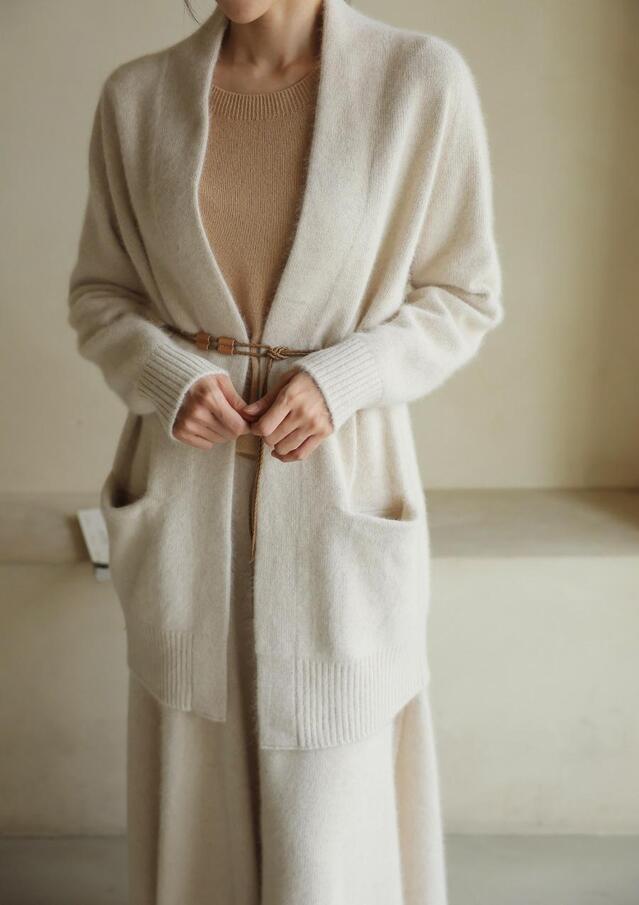 WOOL LONG CARDIGAN