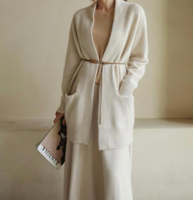 WOOL LONG CARDIGAN