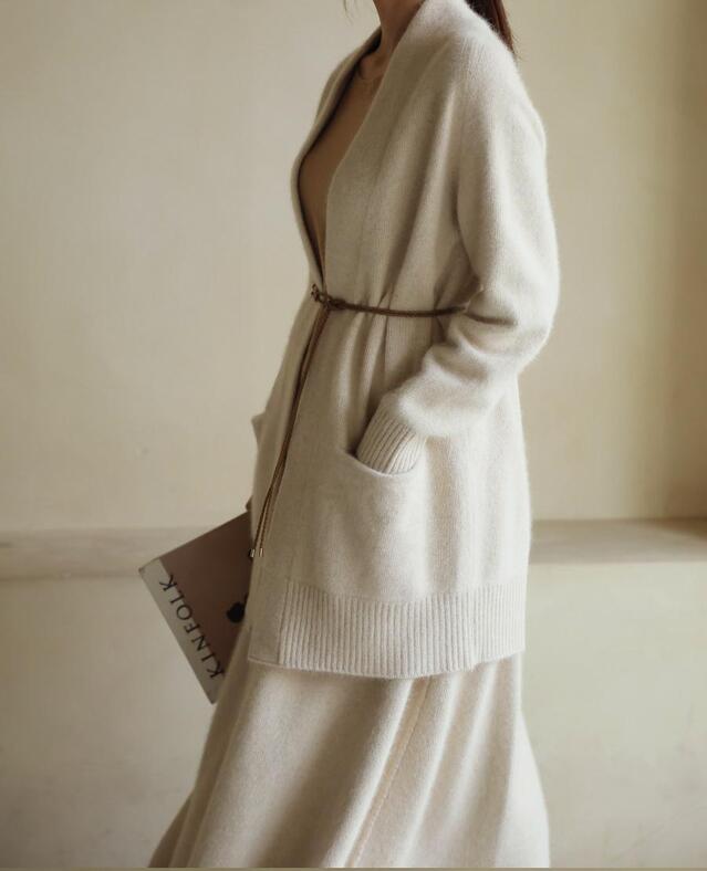 WOOL LONG CARDIGAN