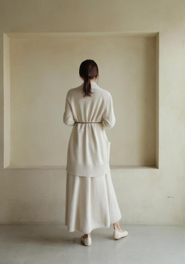 WOOL LONG CARDIGAN