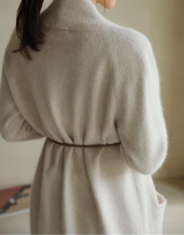 WOOL LONG CARDIGAN
