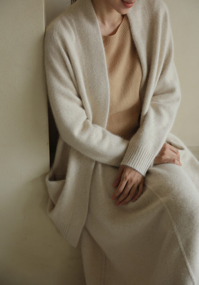 WOOL LONG CARDIGAN