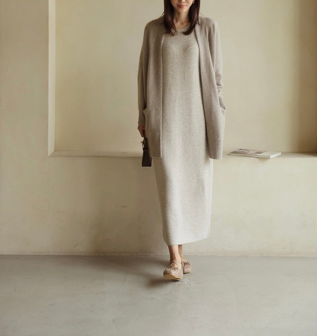 WOOL LONG CARDIGAN