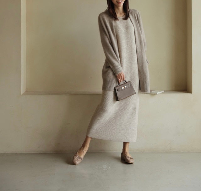 WOOL LONG CARDIGAN