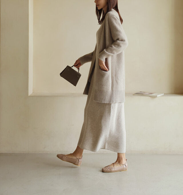 WOOL LONG CARDIGAN